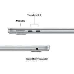 MacBook Air 13", Apple M5 čip, 10jádrové CPU, 10jádrové GPU, 32 GB, 1TB SSD, INT - stříbrná
