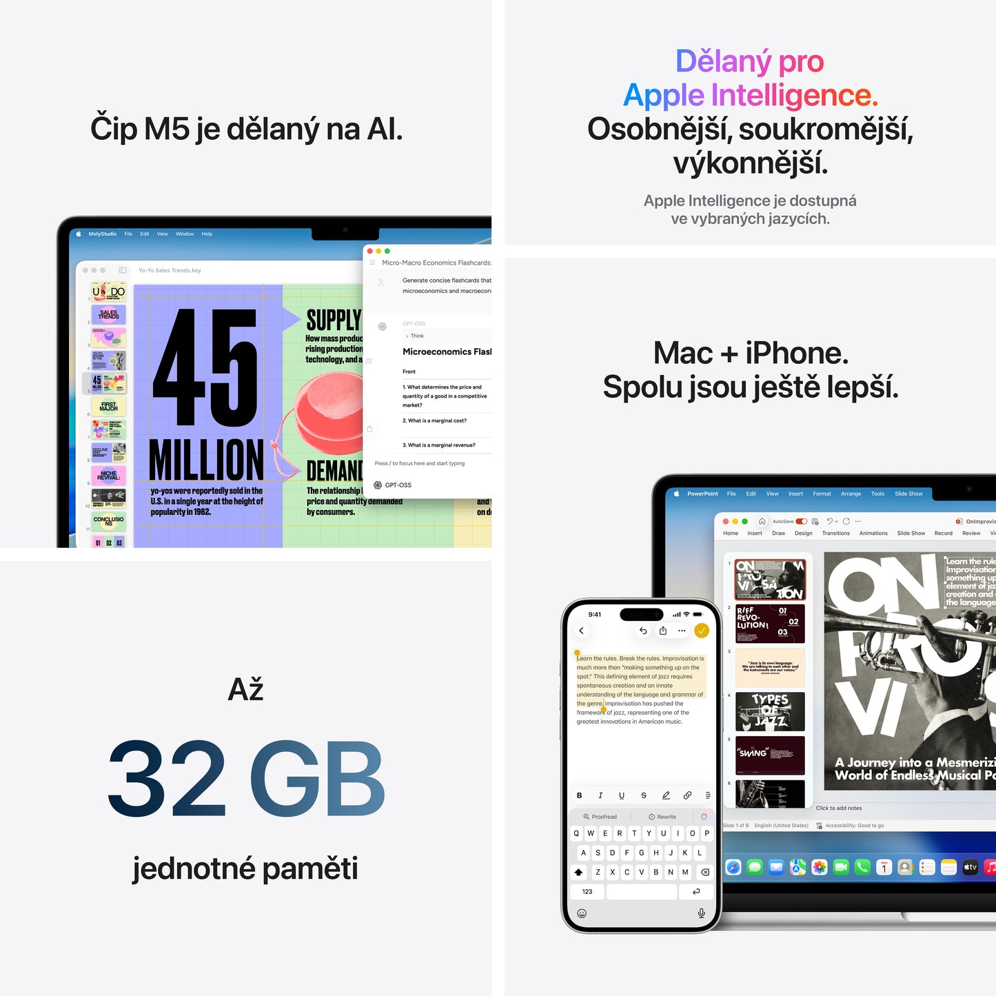 MacBook Air 15,3", Apple M5 10jádrové CPU, 10jádrové GPU, 16GB, 512GB SSD – temně inkoustový (otevřený) - istyle.work
