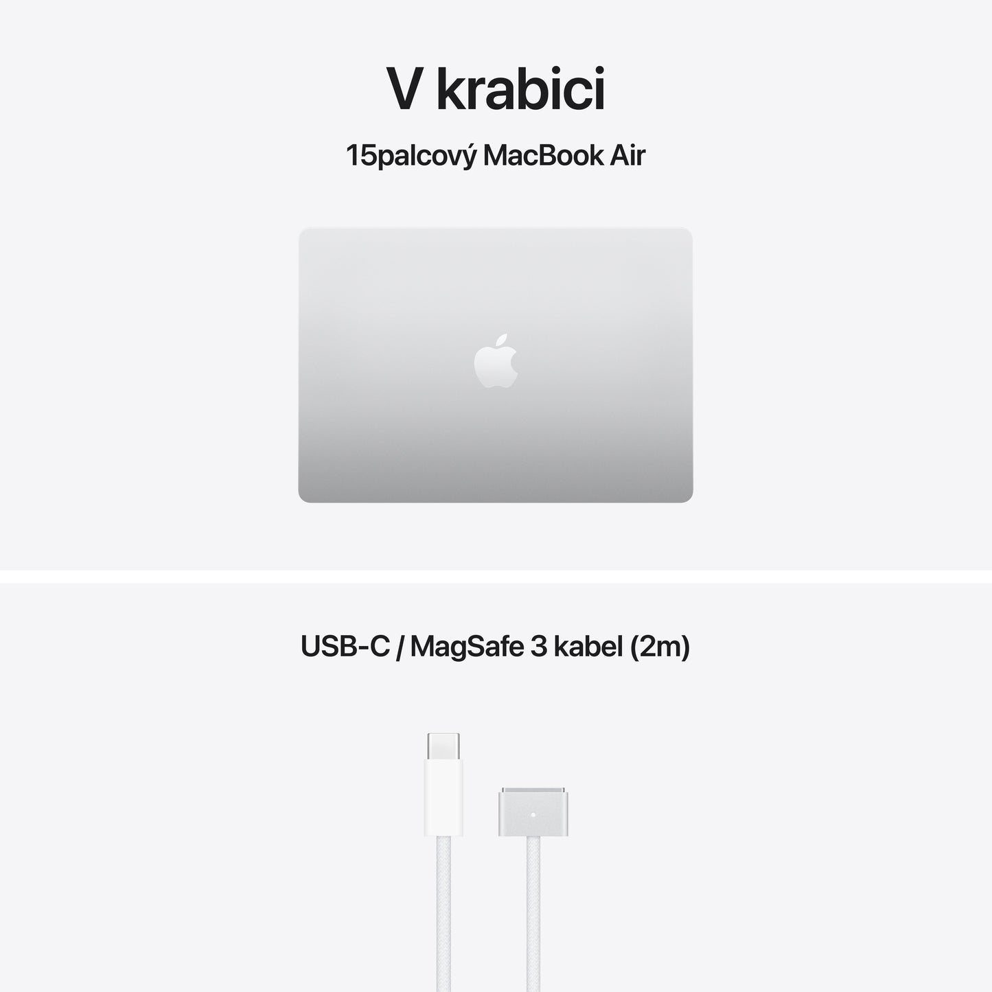 MBA 15", M5 10 CPU, 10 GPU, 16 GB, 512GB SSD, INT klávesnice - stříbrná (otevřený) - istyle.work