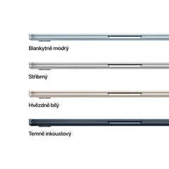 MacBook Air 15", Apple M5 čip, 10jádrové CPU, 10jádrové GPU, 32 GB, 1TB SSD, CZ - blankytně modrá