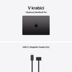 MacBook Pro 14,2”, Apple M5 čip, 10jádrové CPU, 10jádrové GPU, 16GB, 1TB SSD, CZ - vesmírně černý