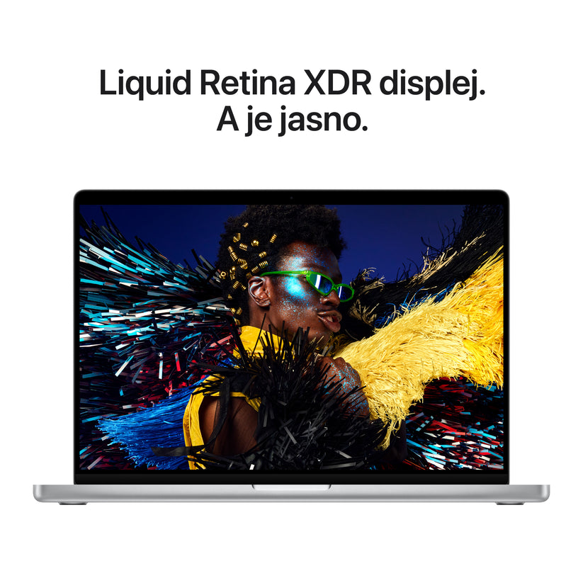 MacBook Pro 16,2", Apple M5 Pro 18jádrové CPU, 20jádrové GPU, 24GB, 1TB SSD – stříbrný