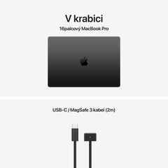 MacBook Pro 16,2", Apple M5 Max 18jádrové CPU, 40jádrové GPU, 48GB, 2TB SSD – vesmírně černý - istyle.work