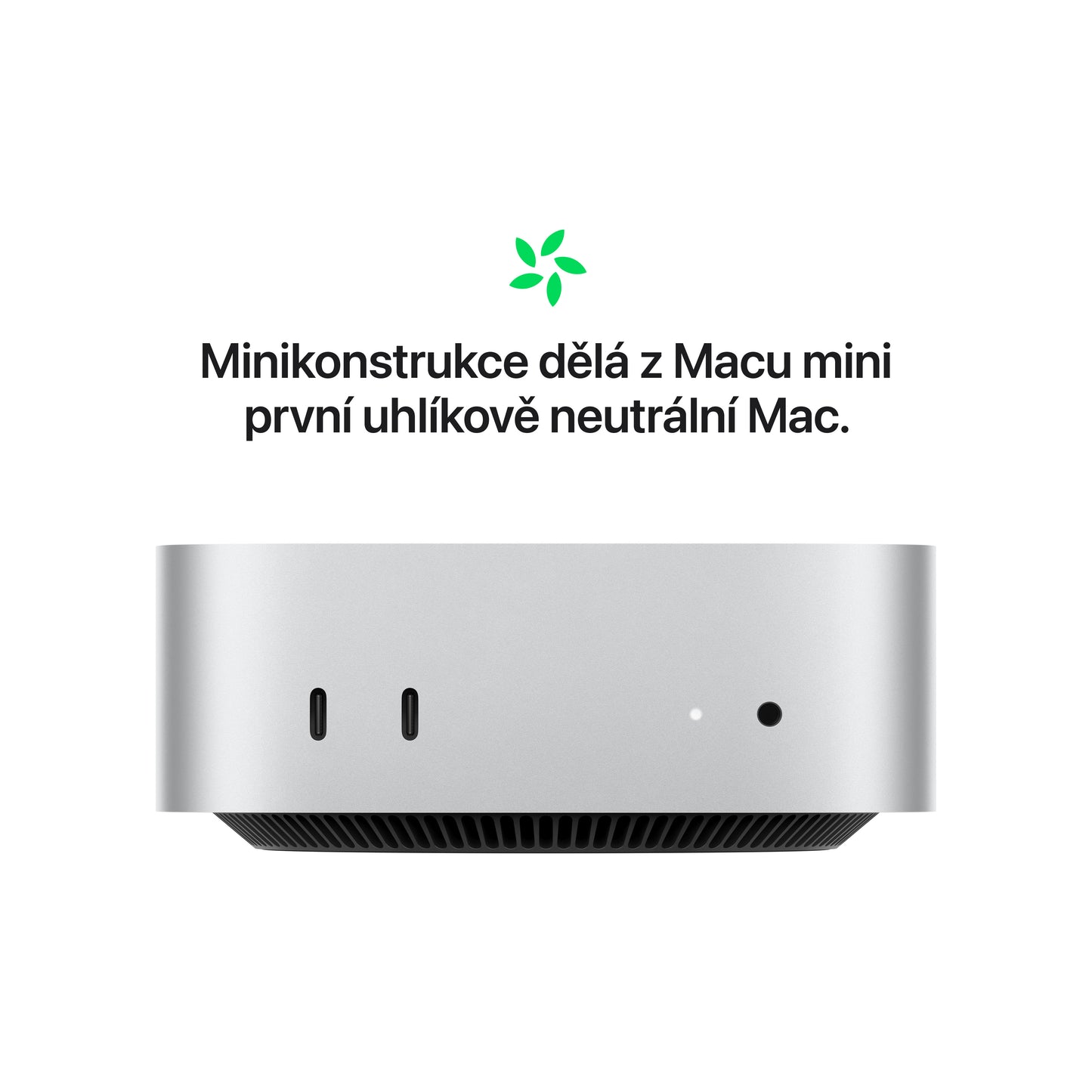 Mac mini, Apple M4 10jádrové CPU, 10jádrové GPU, 16GB, 512GB SSD - stříbrný (otevřený) - istyle.work