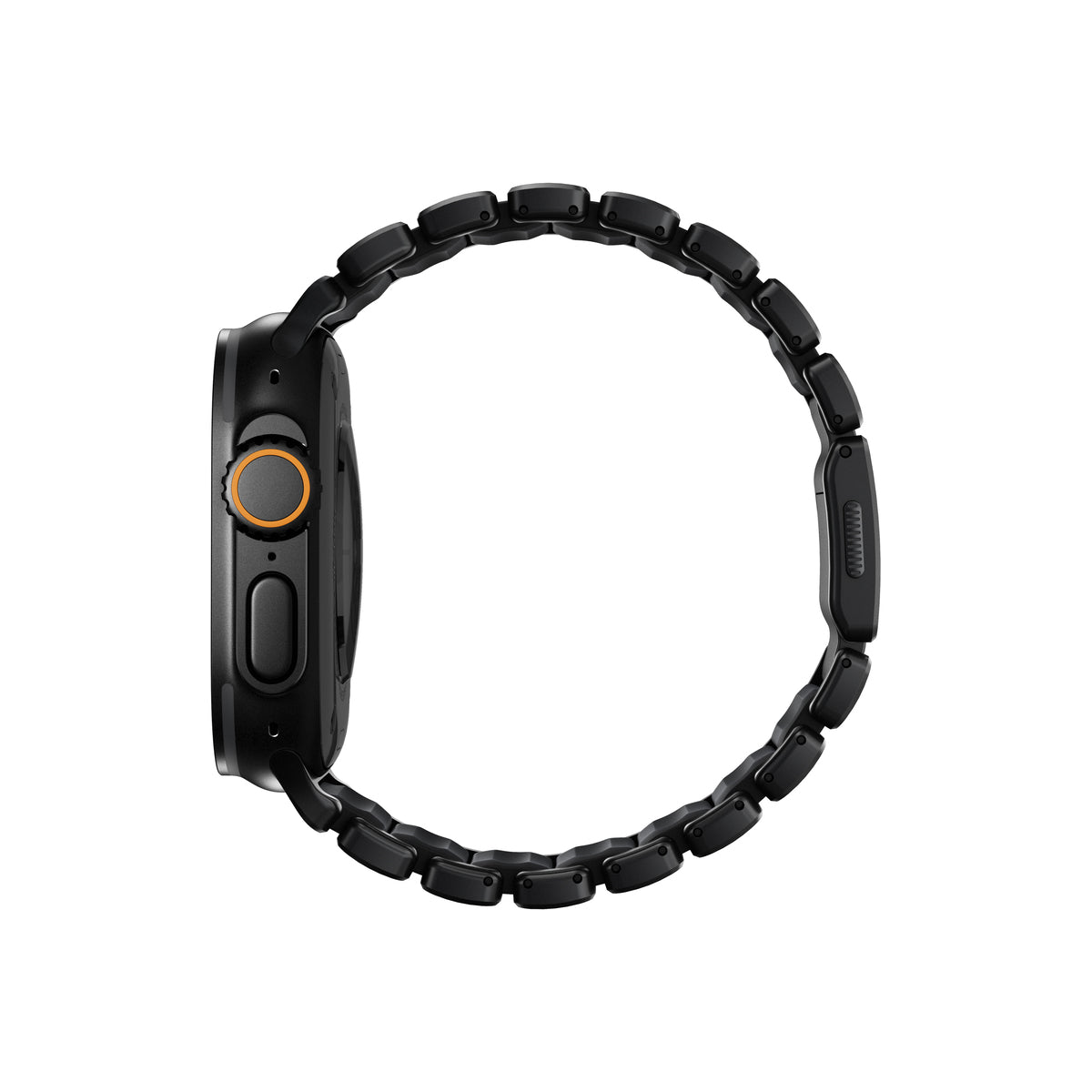 Řemínek pro Apple Watch 45/46/49 mm Nomad Stratos Band FKM - černý