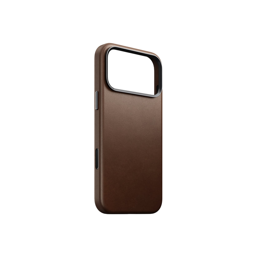 Kryt pro iPhone 17 Pro Max Nomad Traditional Leather Case - hnědý - istyle.work