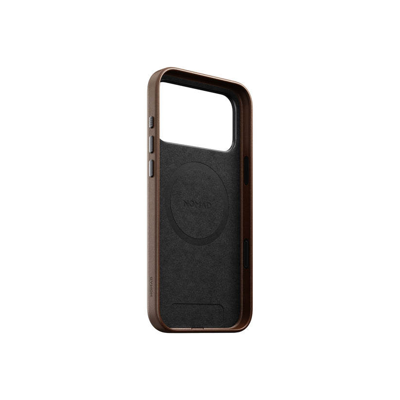 Kryt pro iPhone 17 Pro Max Nomad Traditional Leather Case - hnědý - istyle.work