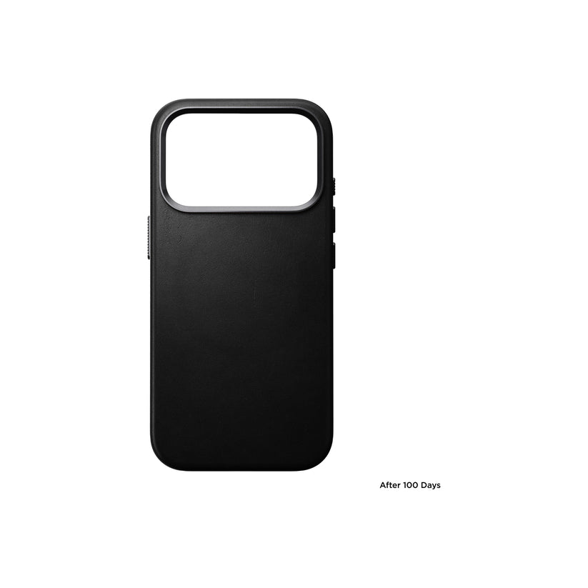 Kryt pro iPhone 17 Pro Nomad Traditional Leather Case - černý - istyle.work