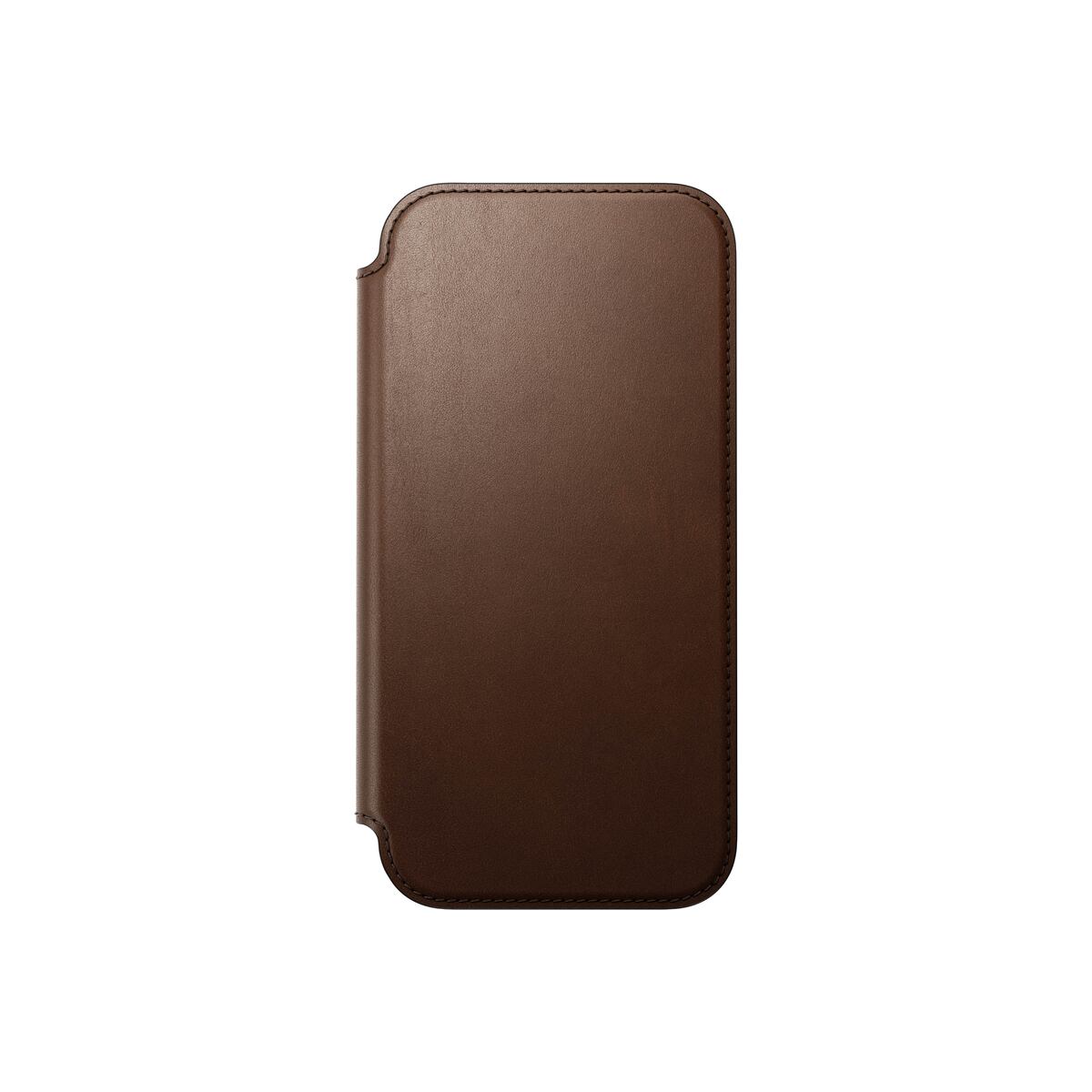 Kryt pro iPhone 17 Pro Max Nomad Modern Leather Folio - hnědý - istyle.work