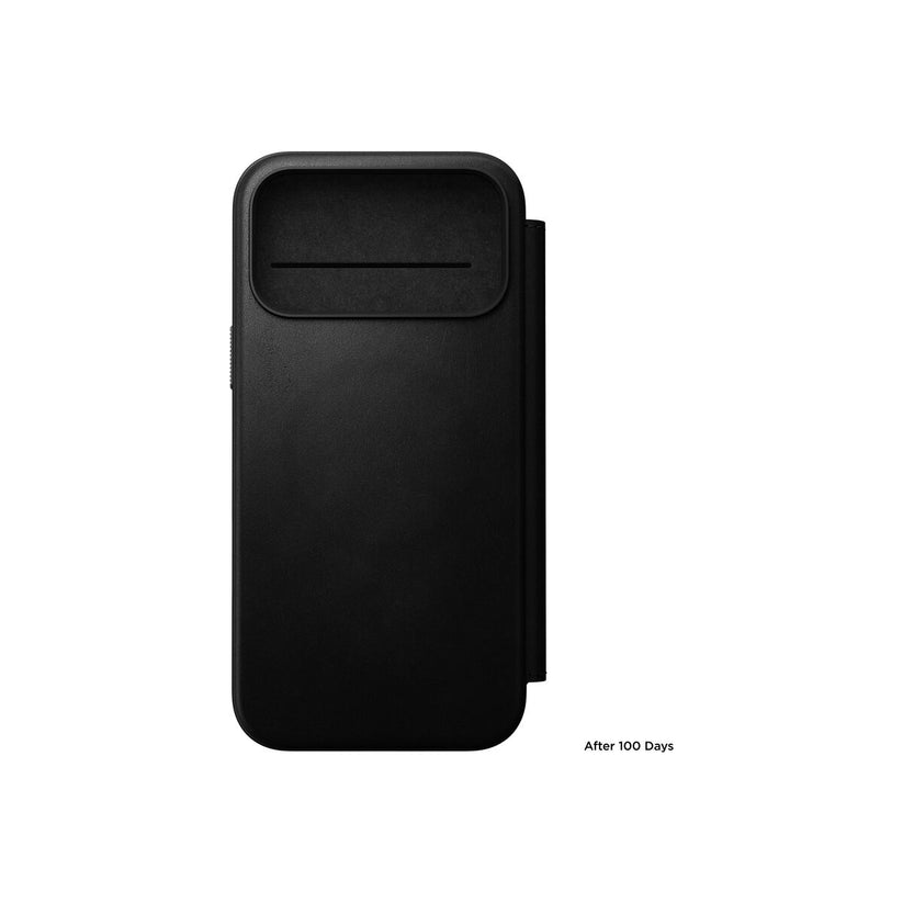 Kryt pro iPhone 17 Pro Max Nomad Modern Leather Folio - černý - istyle.work