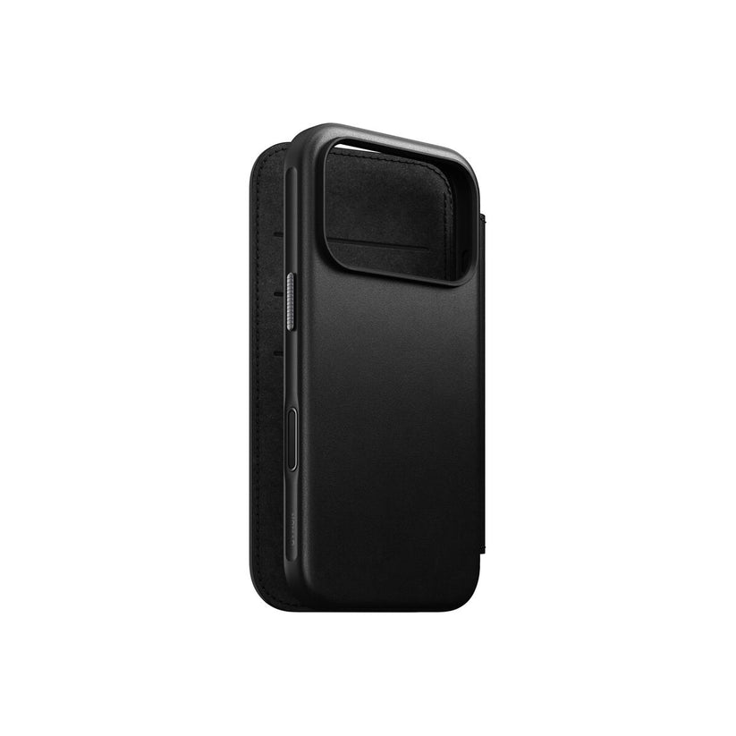 Kryt pro iPhone 17 Pro Nomad Modern Leather Folio - černý - istyle.work
