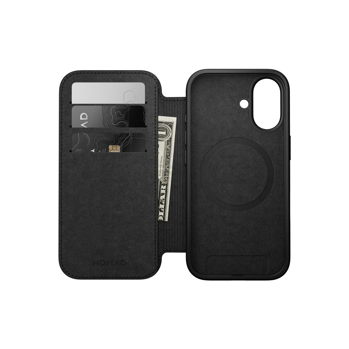 Kryt pro iPhone 17 Nomad Modern Leather Folio - hnědý - istyle.work