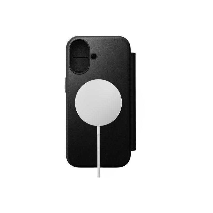 Kryt pro iPhone 17 Nomad Modern Leather Folio - černý - istyle.work