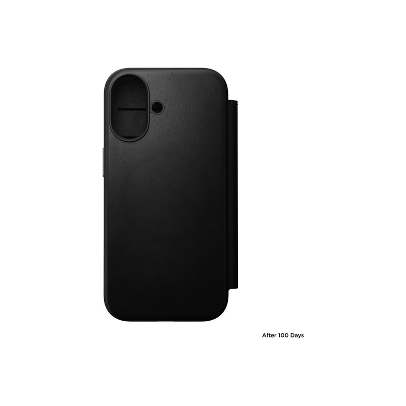 Kryt pro iPhone 17 Nomad Modern Leather Folio - černý - istyle.work