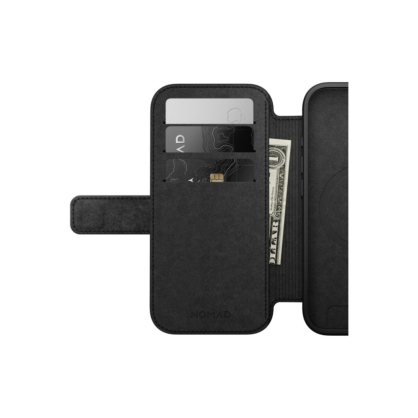 Kryt pro iPhone 17 Nomad Modern Leather Folio - černý - istyle.work