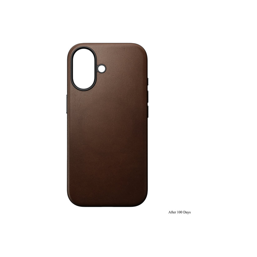 Kryt pro iPhone 17 Nomad Modern Leather Case - hnědý - istyle.work