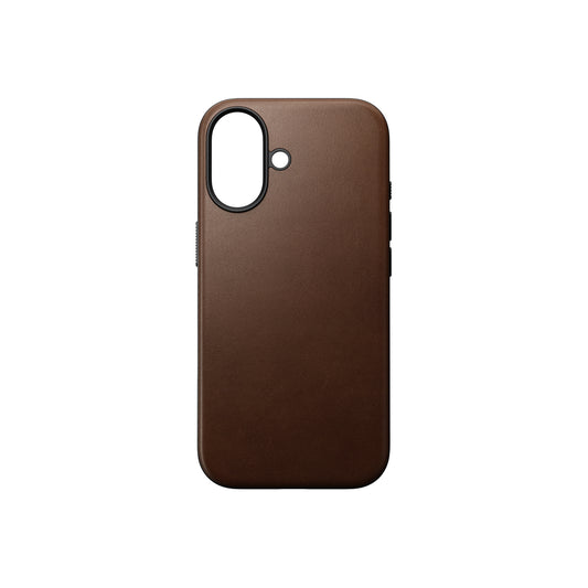 Kryt pro iPhone 17 Nomad Modern Leather Case - hnědý - istyle.work