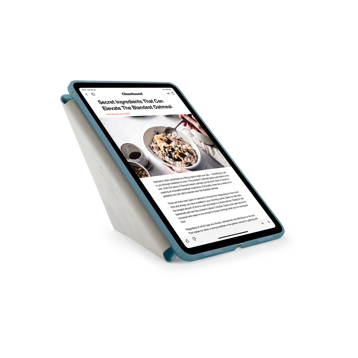 Obal pro iPad Air 10,9" Pipetto Origami No1 Original Case - modrý - istyle.work