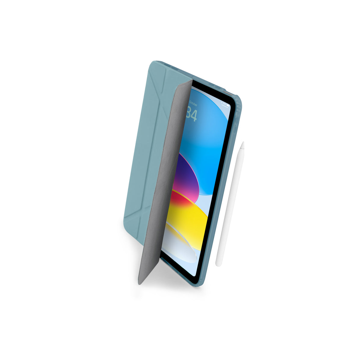 Pouzdro pro iPad 10.9" (2022) Pipetto Origami No1 Original Case - světle modré - istyle.work