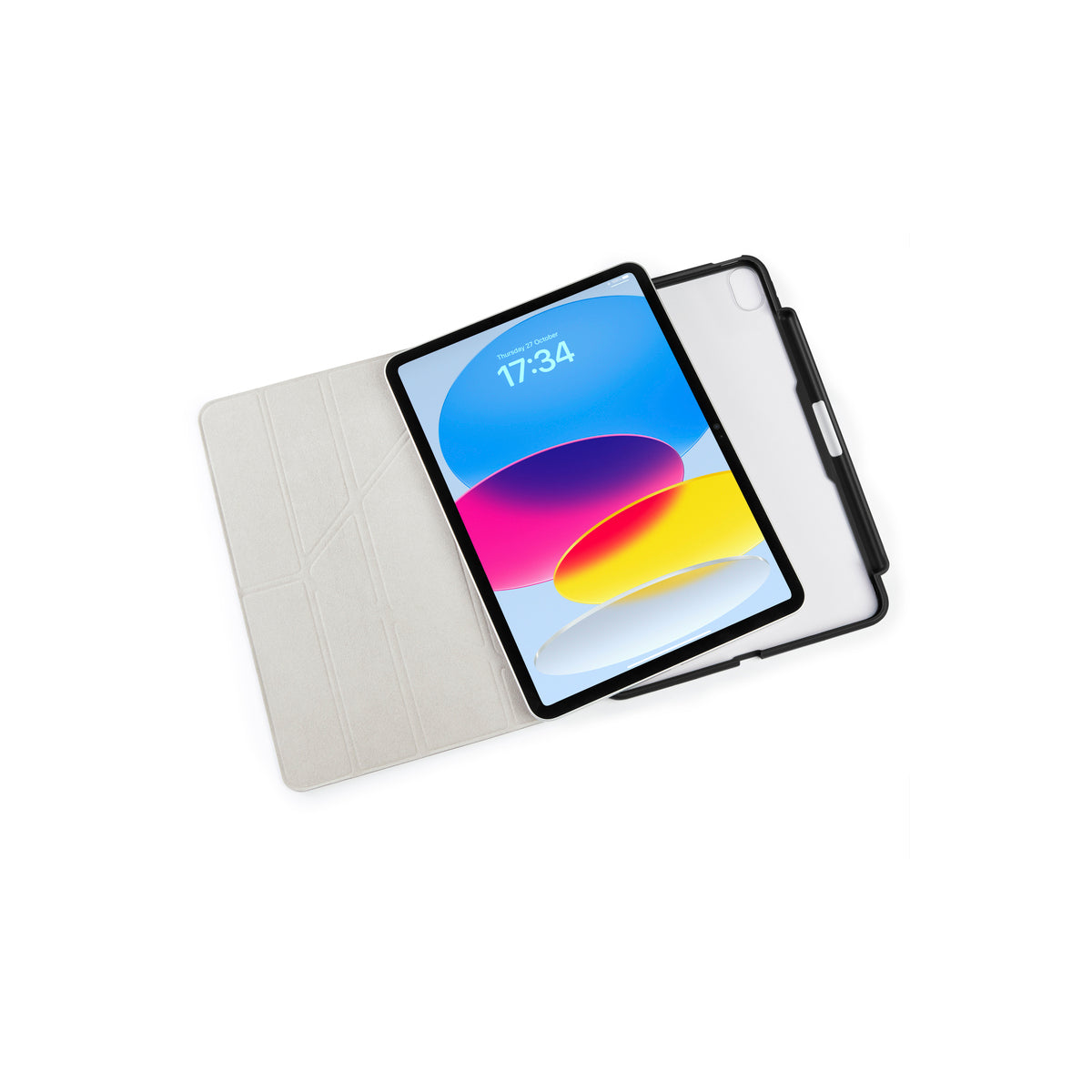 Kryt pro iPad 10,9" Pipetto Origami No3 Pencil Case -  černý