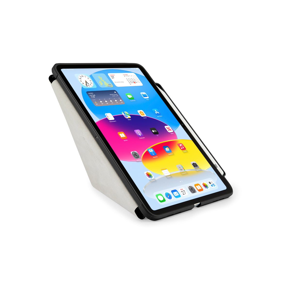 Kryt pro iPad 10,9" Pipetto Origami No3 Pencil Case -  černý