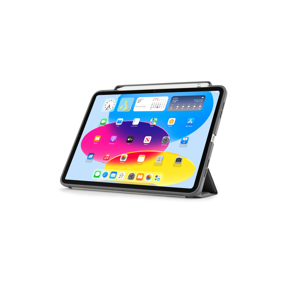 Pouzdro pro iPad Air 11" (M2/M3) a 10,9" Pipetto Origami No3 Pencil Case - šedé