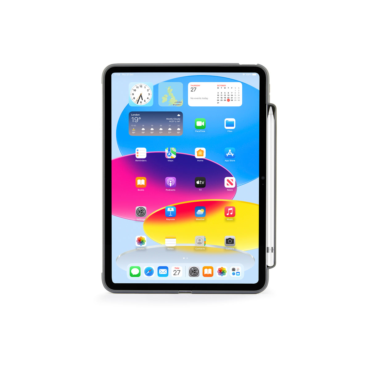 Pouzdro pro iPad Air 11" (M2/M3) a 10,9" Pipetto Origami No3 Pencil Case - šedé