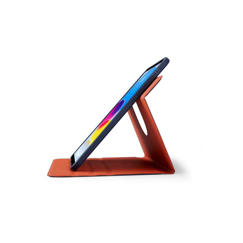 Kryt pro iPad 10,9" Pipetto Origami No5 Rotating Folio Case - tmavě modrý - istyle.work