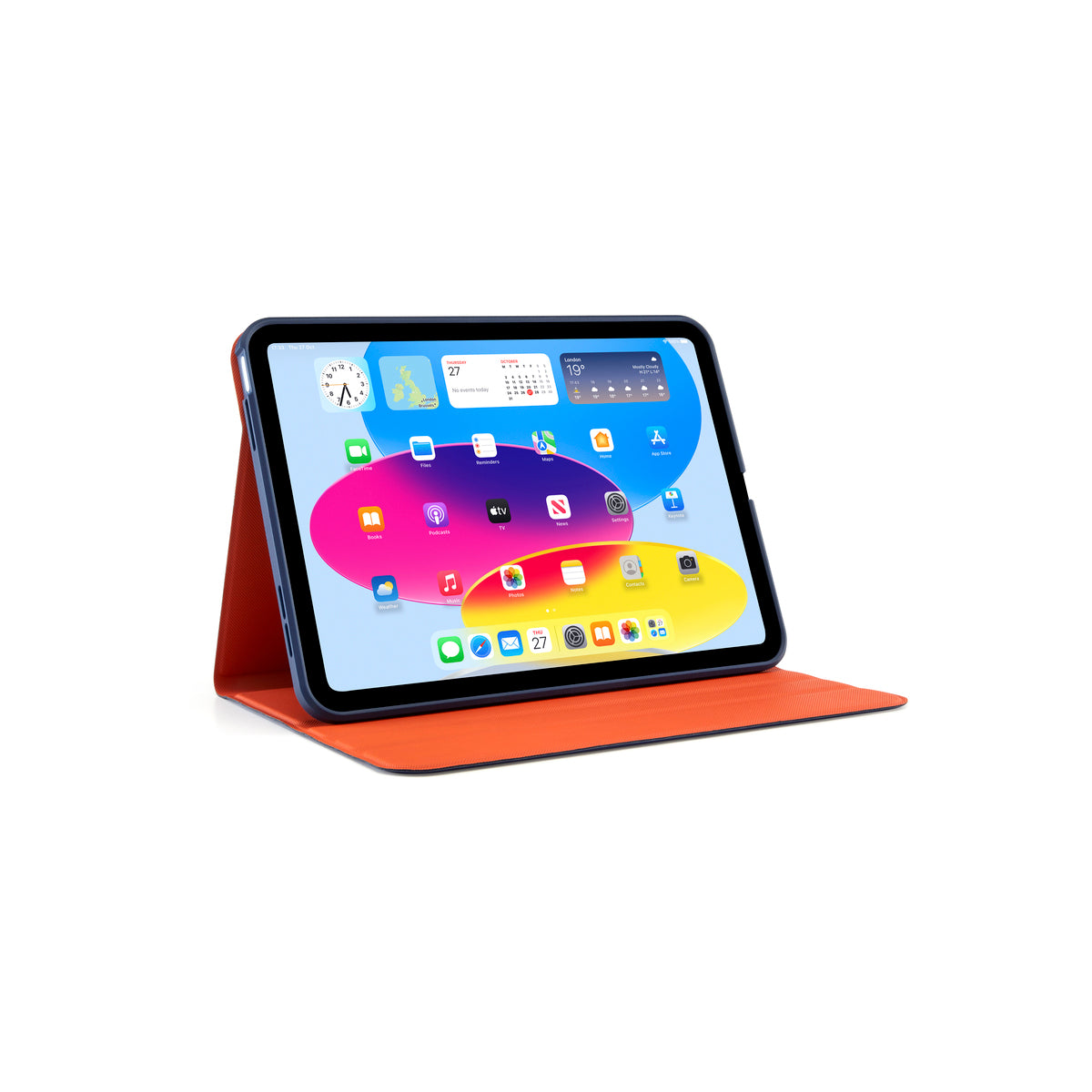 Kryt pro iPad 10,9" Pipetto Origami No5 Rotating Folio Case - tmavě modrý - istyle.work