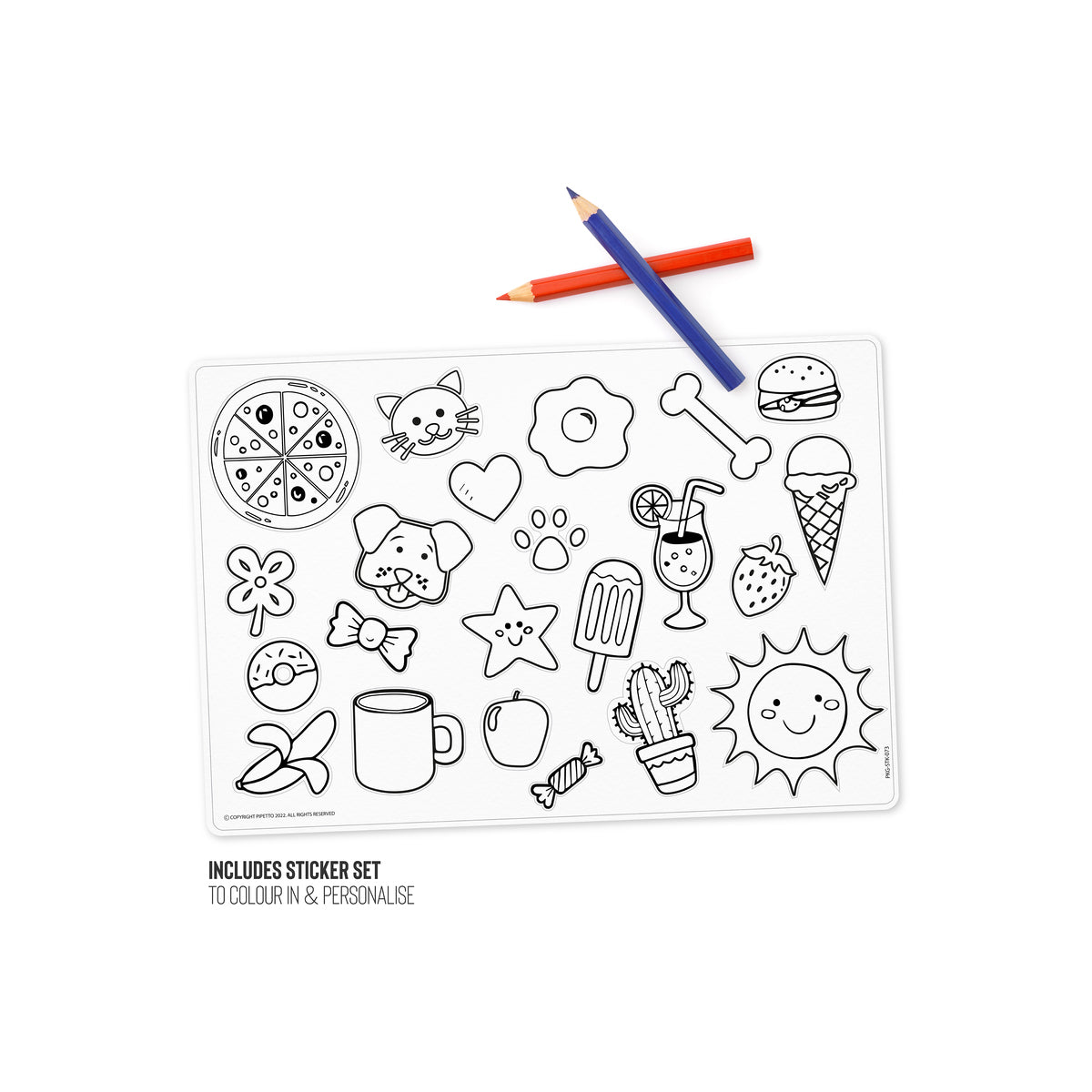 Pouzdro pro iPad 10,9" (2022) Pipetto Activity Case - modré