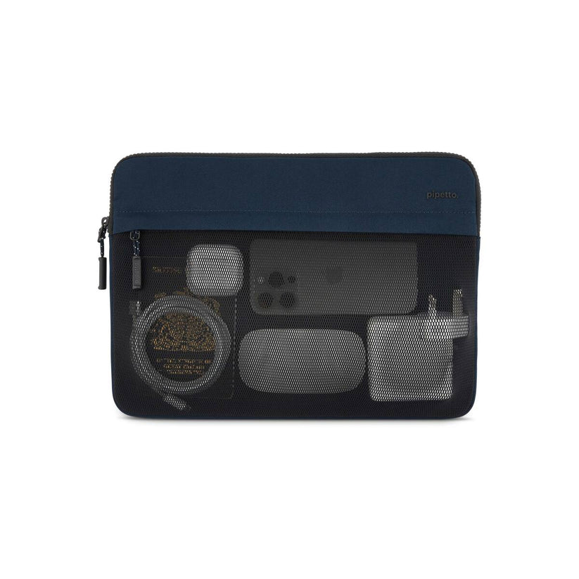 Pouzdro pro MacBook 14" Pipetto Expand Sleeve - tmavě modré - istyle.work