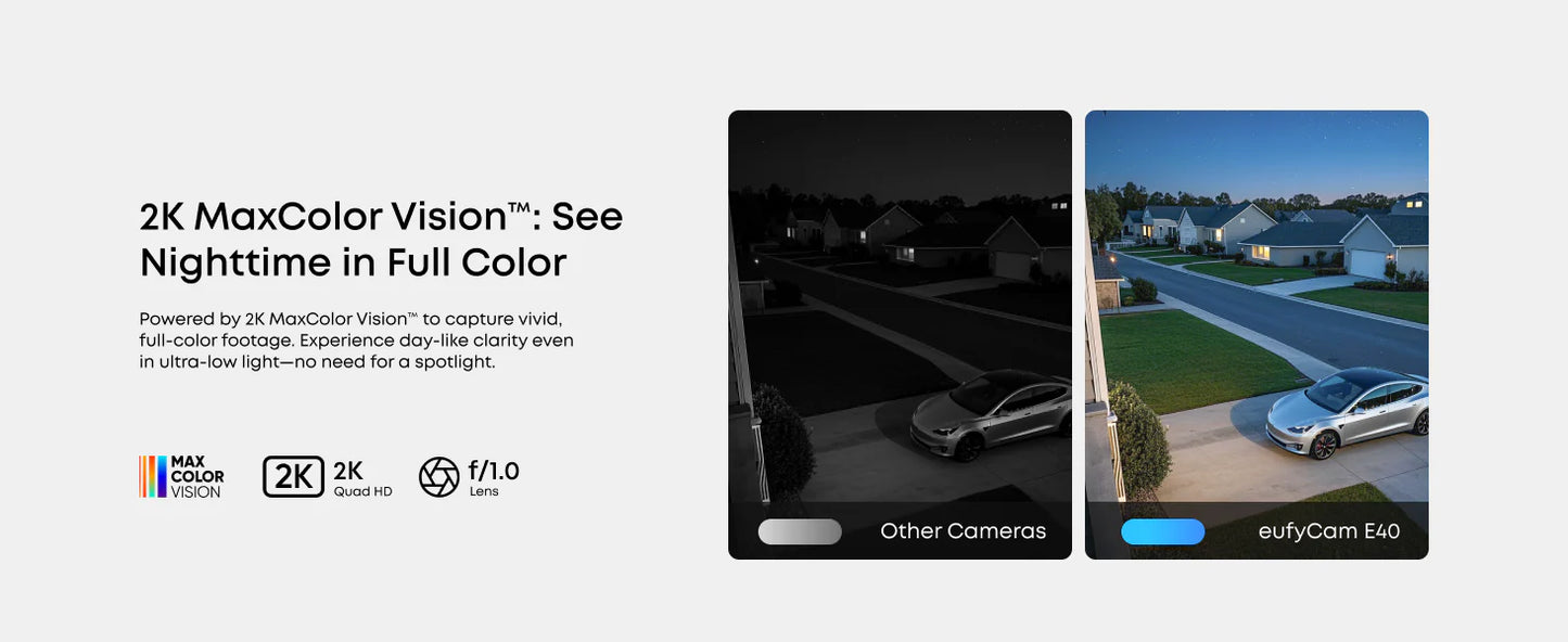 2K venkovní kamera se solárním nabíjením Anker eufy E40 (4 + 1 ks) - bílá