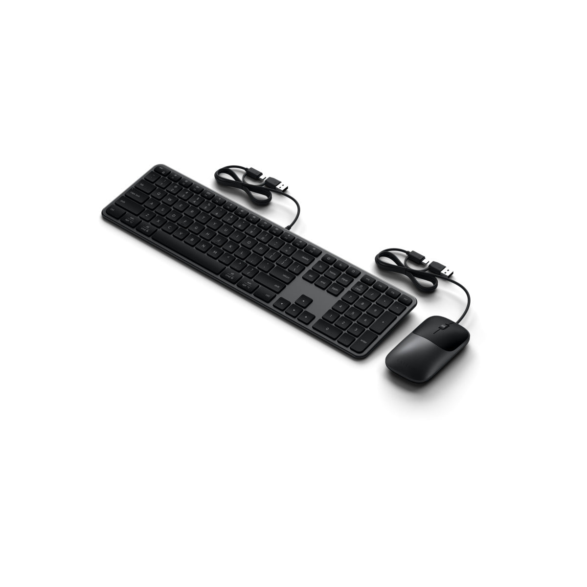 Klávesnice a myš Slim CLX3 Wired Combo Satechi - vesmírně černá
