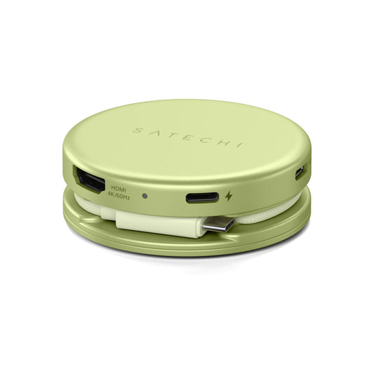 Satechi OntheGo 5-in-1 Multiport adaptér - citrusově žlutý