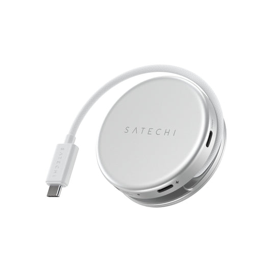 Satechi OntheGo 5-in-1 Multiport adaptér - stříbrný