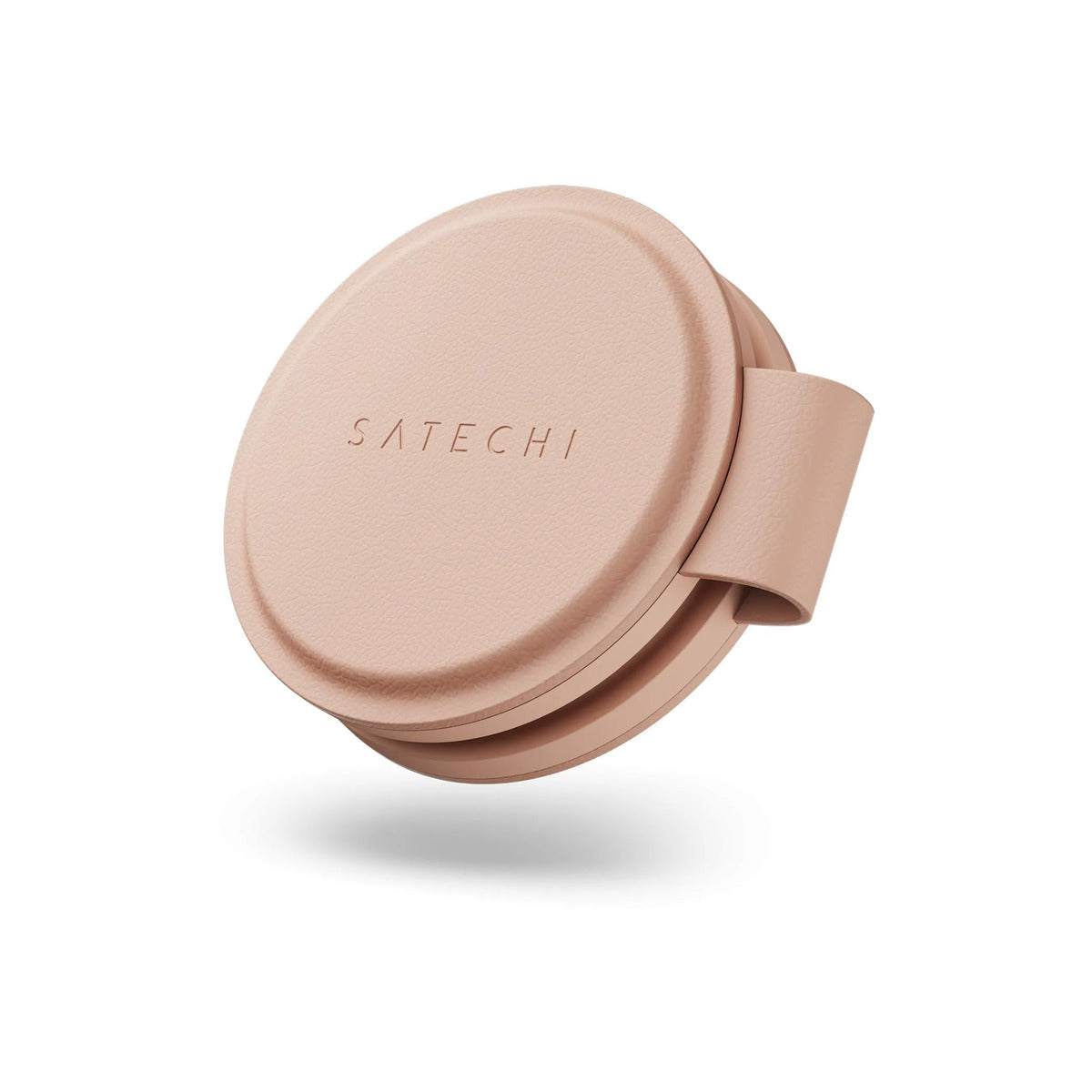 Skládací bezdrátová nabíječka Satechi OntheGo Qi2 2v1 - pouštně růžová