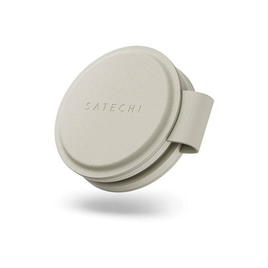 Skládací bezdrátová nabíječka Satechi OntheGo Qi2 2v1 - písková