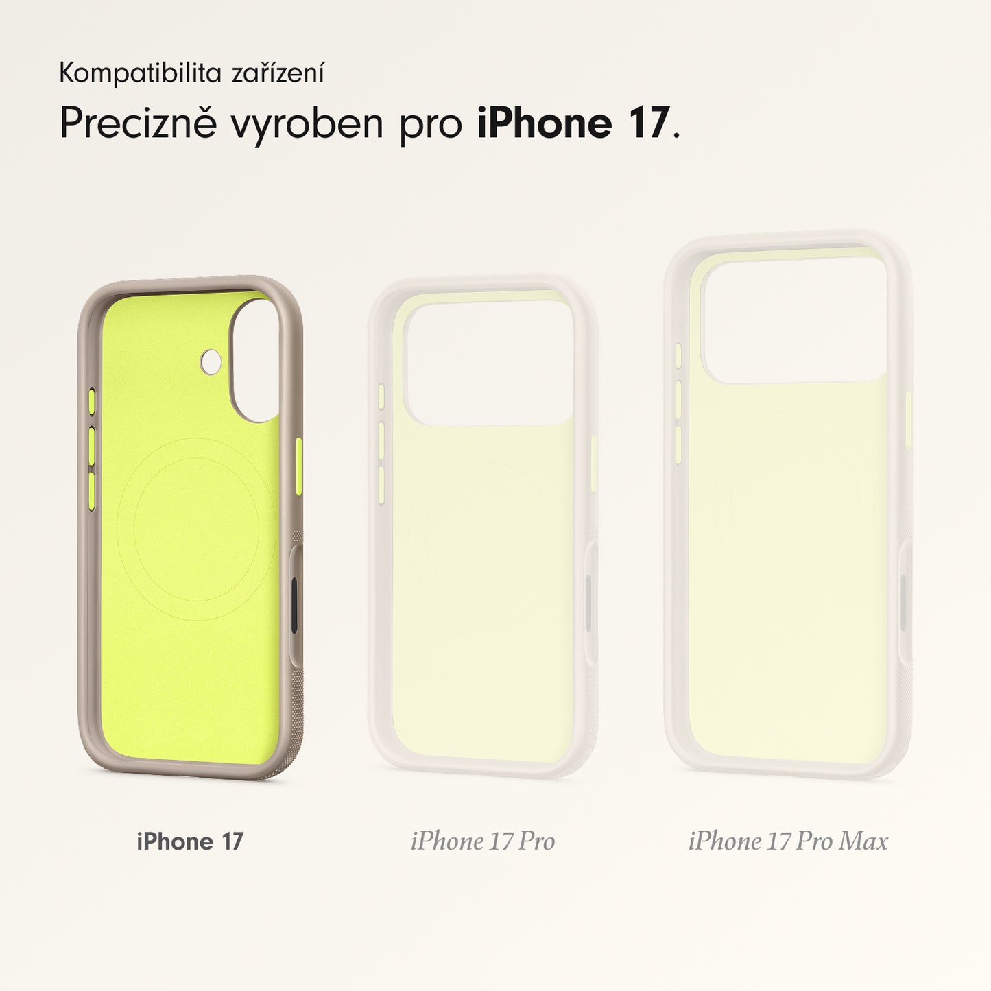 Odolný kryt pro iPhone 17 s Beats MagSafe a ovladačem fotoaparátu - alpsky šedý - istyle.work