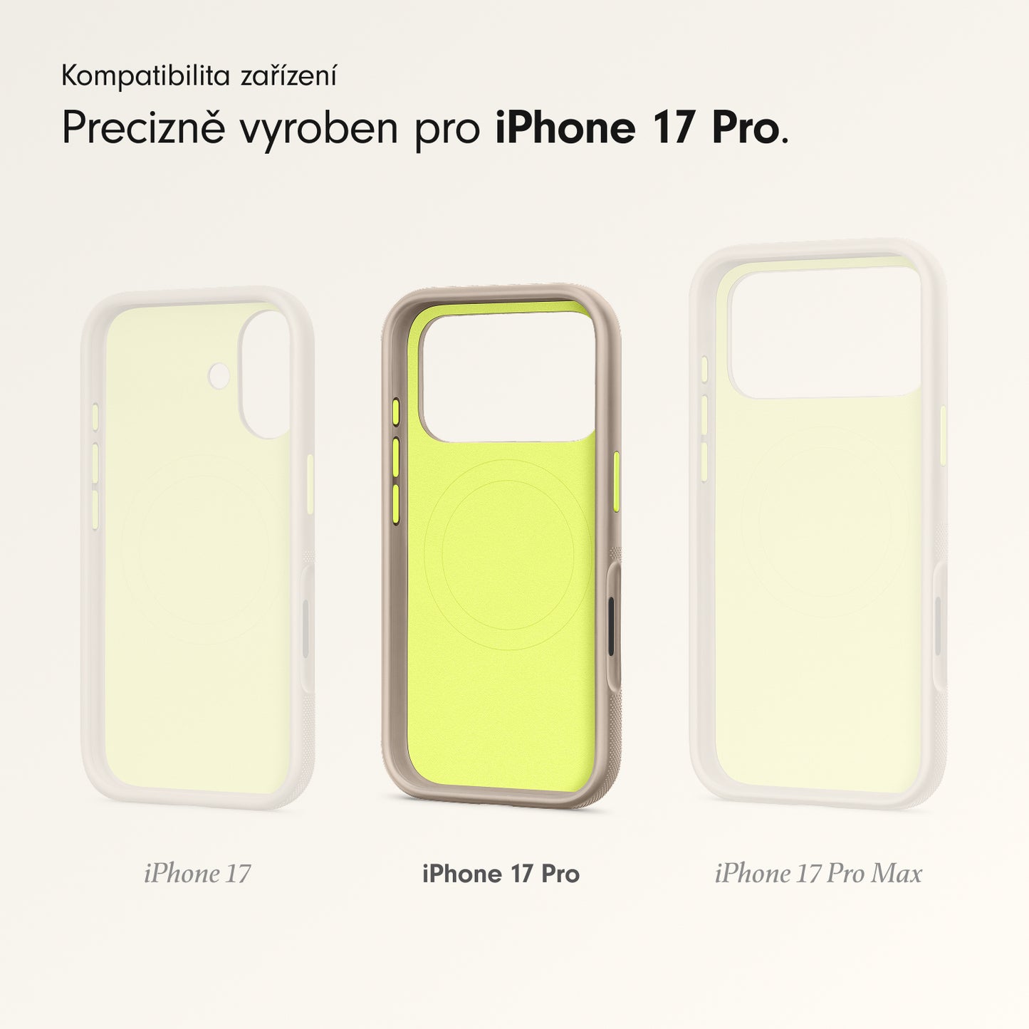 Odolný kryt pro iPhone 17 Pro Beats s MagSafe a ovladačem fotoaparátu - alpsky šedý - istyle.work