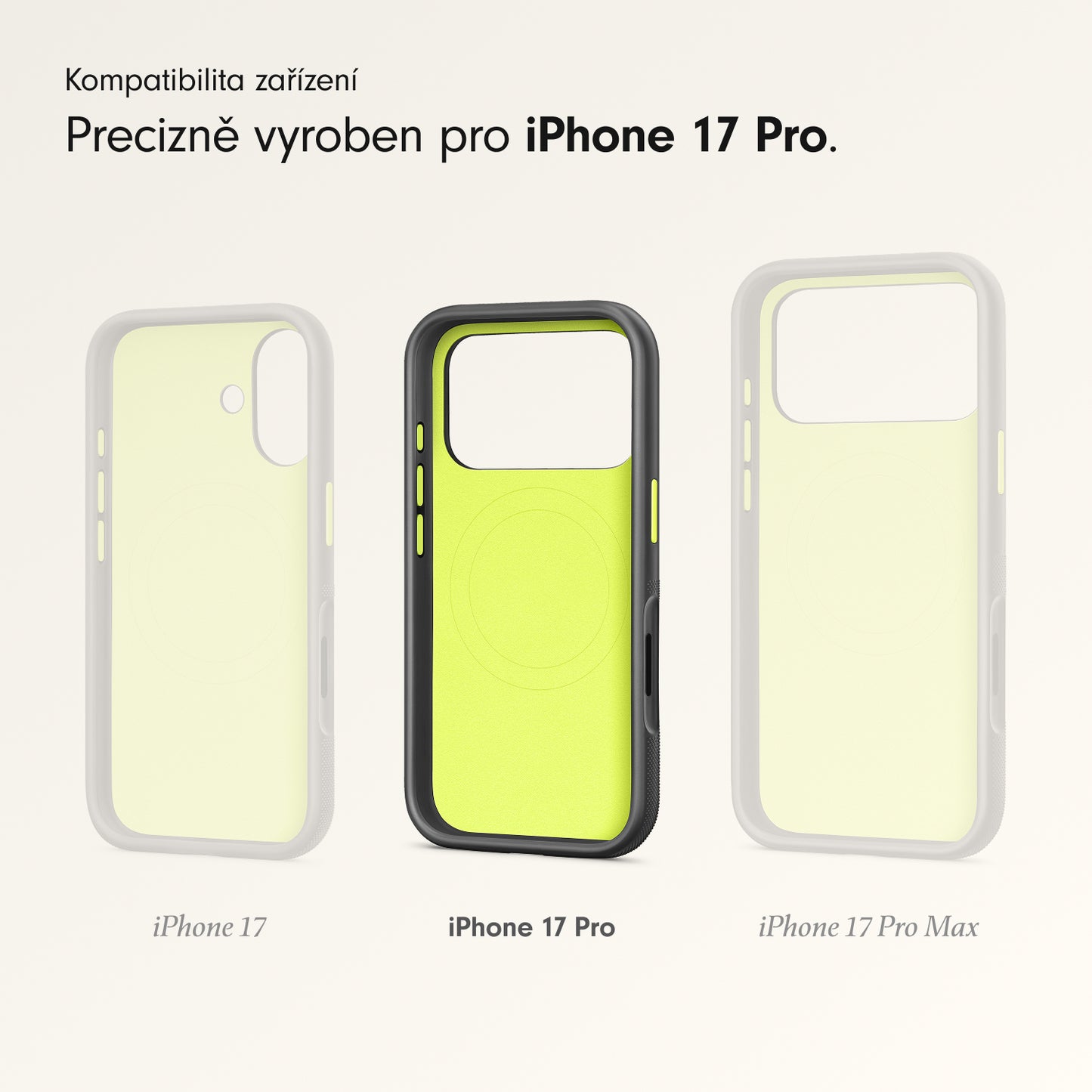 Odolný kryt pro iPhone 17 Beats Pro s MagSafe a ovladačem fotoaparátu - everest černý - istyle.work