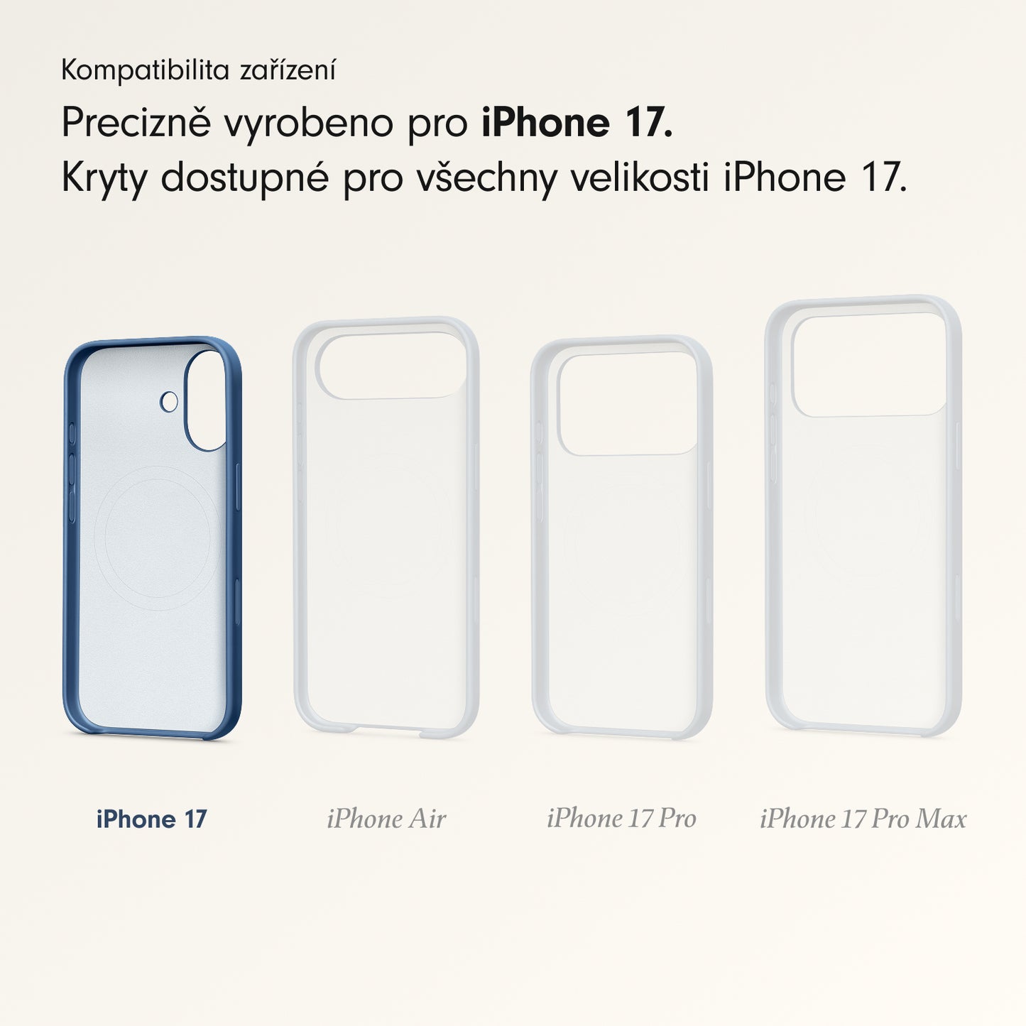 Kryt pro iPhone 17 Beats s MagSafe a ovladačem fotoaparátu - hlubinně modrý - istyle.work