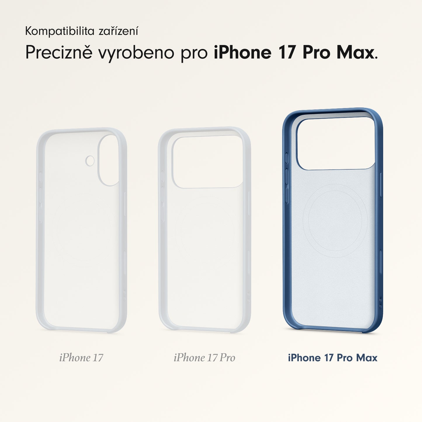 Kryt se stojánkem pro iPhone 17 Pro Max Beats s MagSafe a ovladačem fotoaparátu - hlubinně modrý - istyle.work