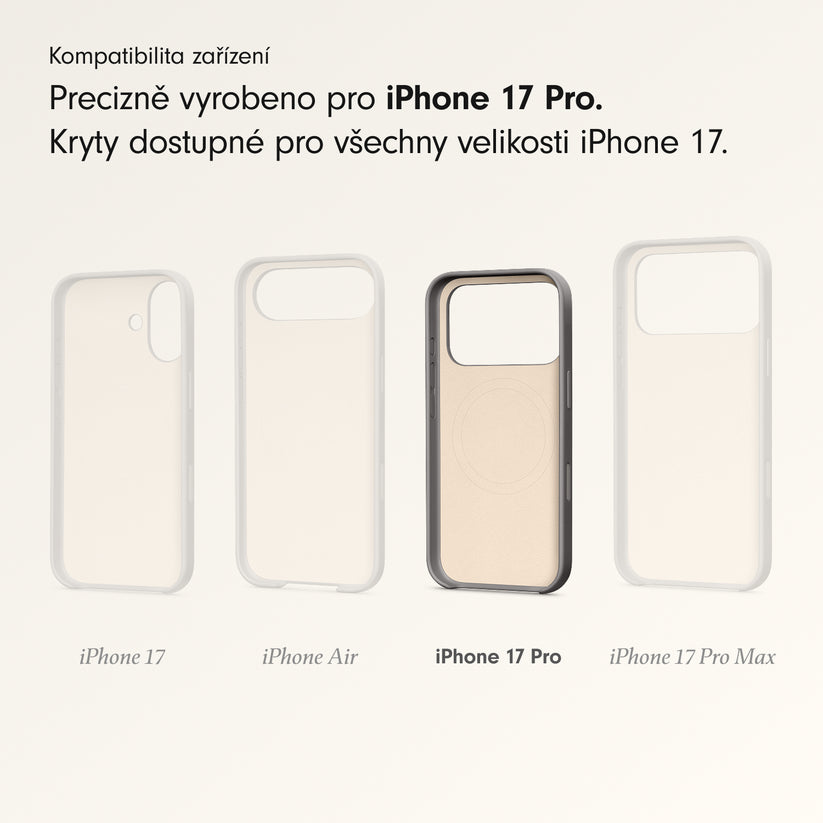 Kryt pro iPhone 17 Pro s MagSafe a ovladačem fotoaparátu - granitově šedý - istyle.work