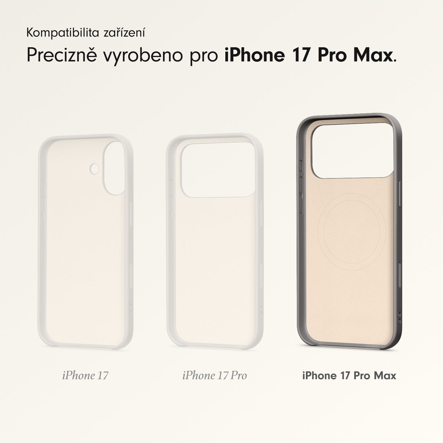 Kryt se stojánkem pro iPhone 17 Pro Max Beats s MagSafe a ovladačem fotoaparátu - granitově šedý - istyle.work