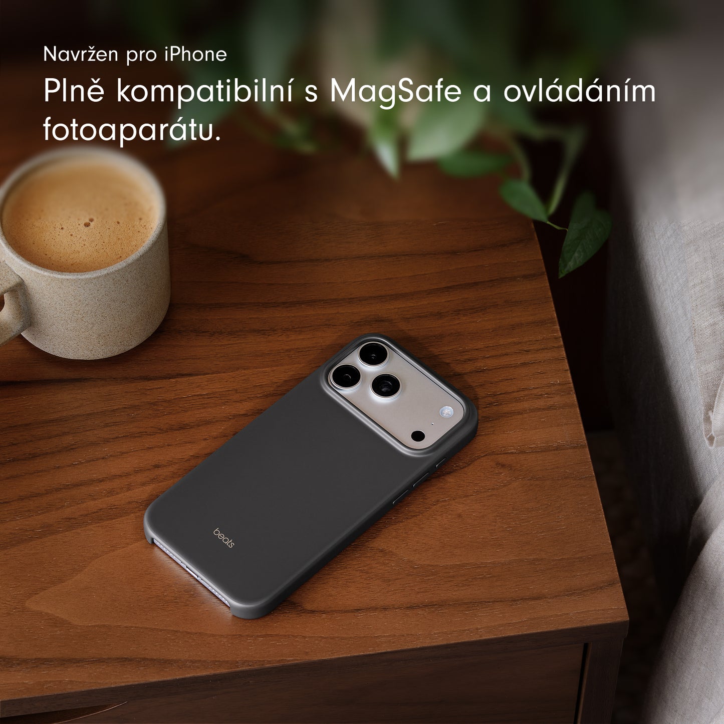 Kryt pro iPhone 17 Pro Max Beats s MagSafe a ovladačem fotoaparátu - granitově šedý - istyle.work