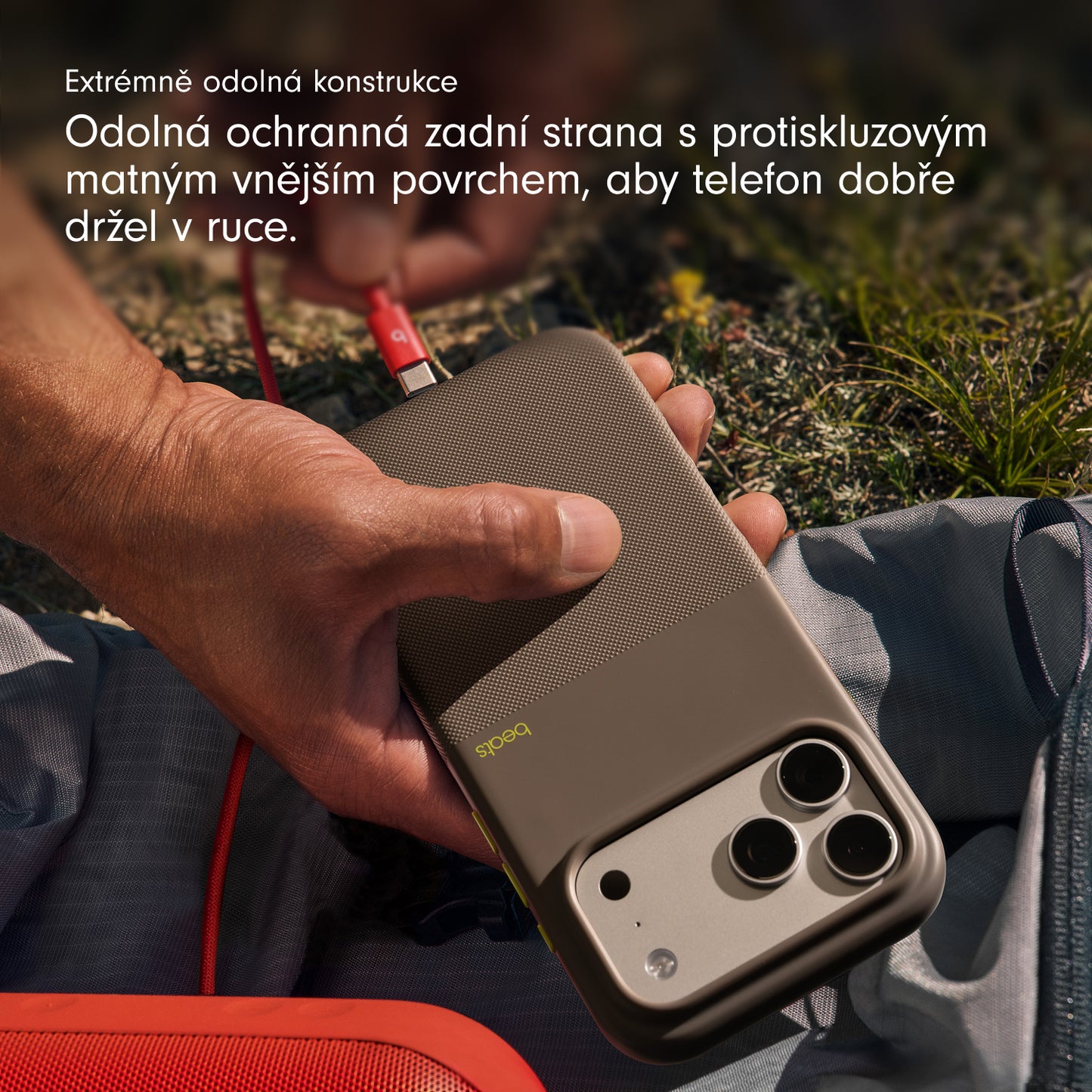 Odolný kryt pro iPhone 17 s Beats MagSafe a ovladačem fotoaparátu - alpsky šedý - istyle.work