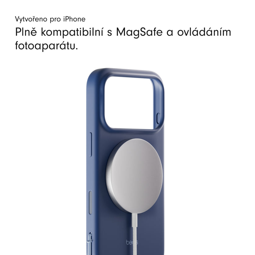 Kryt se stojánkem pro iPhone 17 Pro Max Beats s MagSafe a ovladačem fotoaparátu - hlubinně modrý - istyle.work