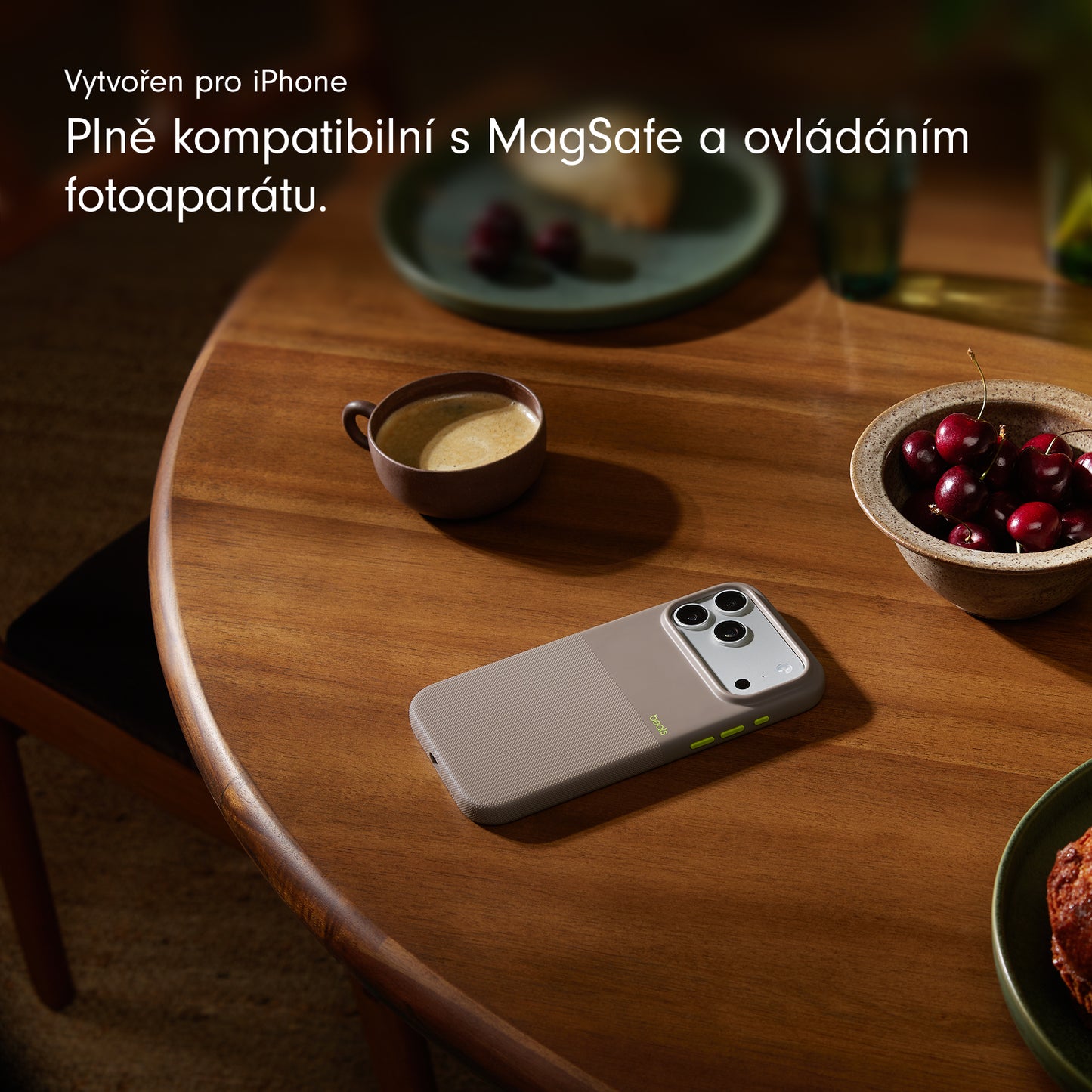 Odolný kryt pro iPhone 17 Pro Max Beats s MagSafe a ovladačem fotoaparátu - alpsky šedý - istyle.work