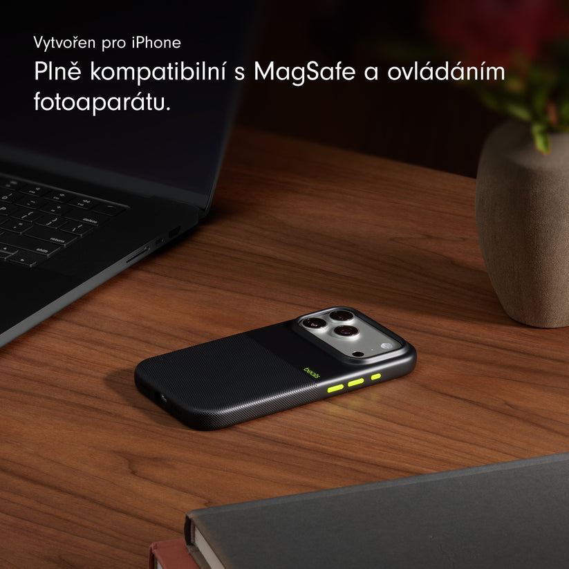 Odolný kryt pro iPhone 17 Beats Pro s MagSafe a ovladačem fotoaparátu - everest černý - istyle.work