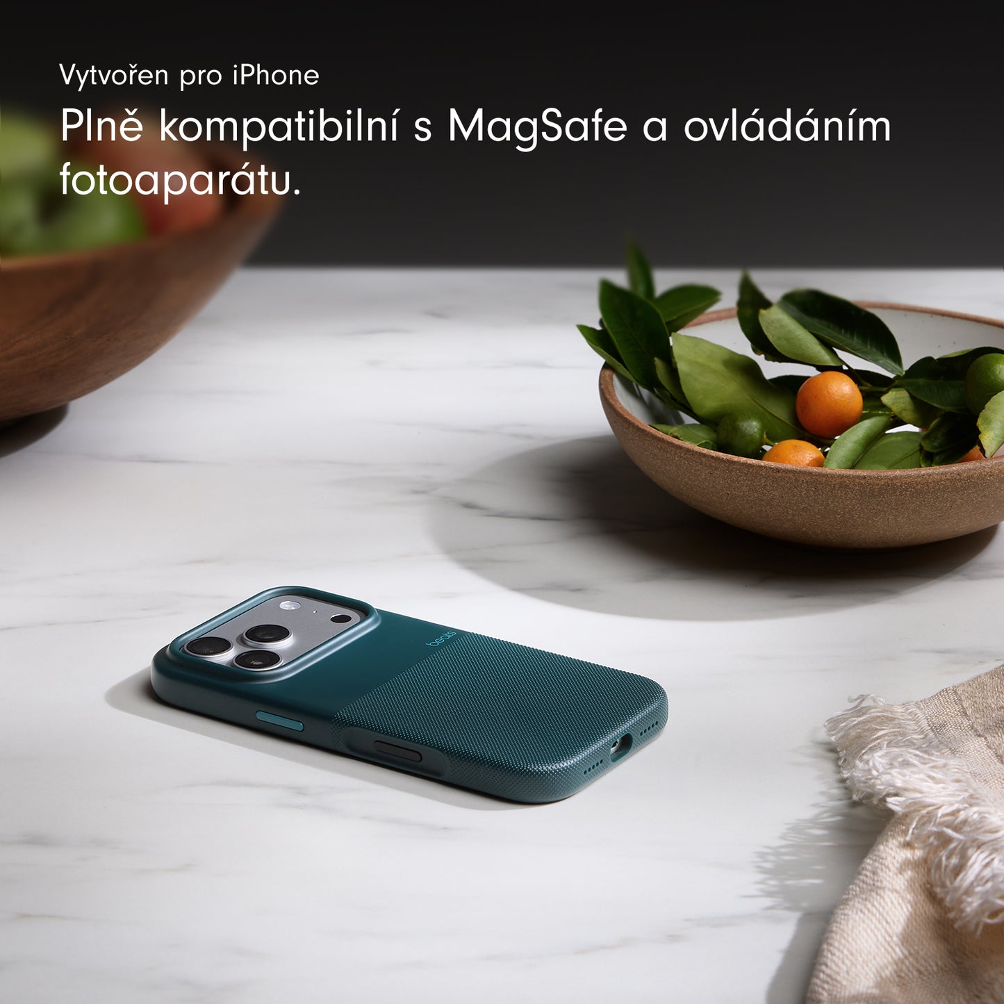 Odolný kryt pro iPhone 17 Pro Beats s MagSafe a ovladačem fotoaparátu - rocky modrý - istyle.work